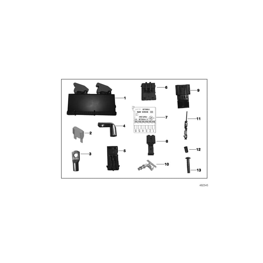 Genuine BMW 61138344978 Socket Housing 6 Pins 3KSF (Inc. M235i Racing)