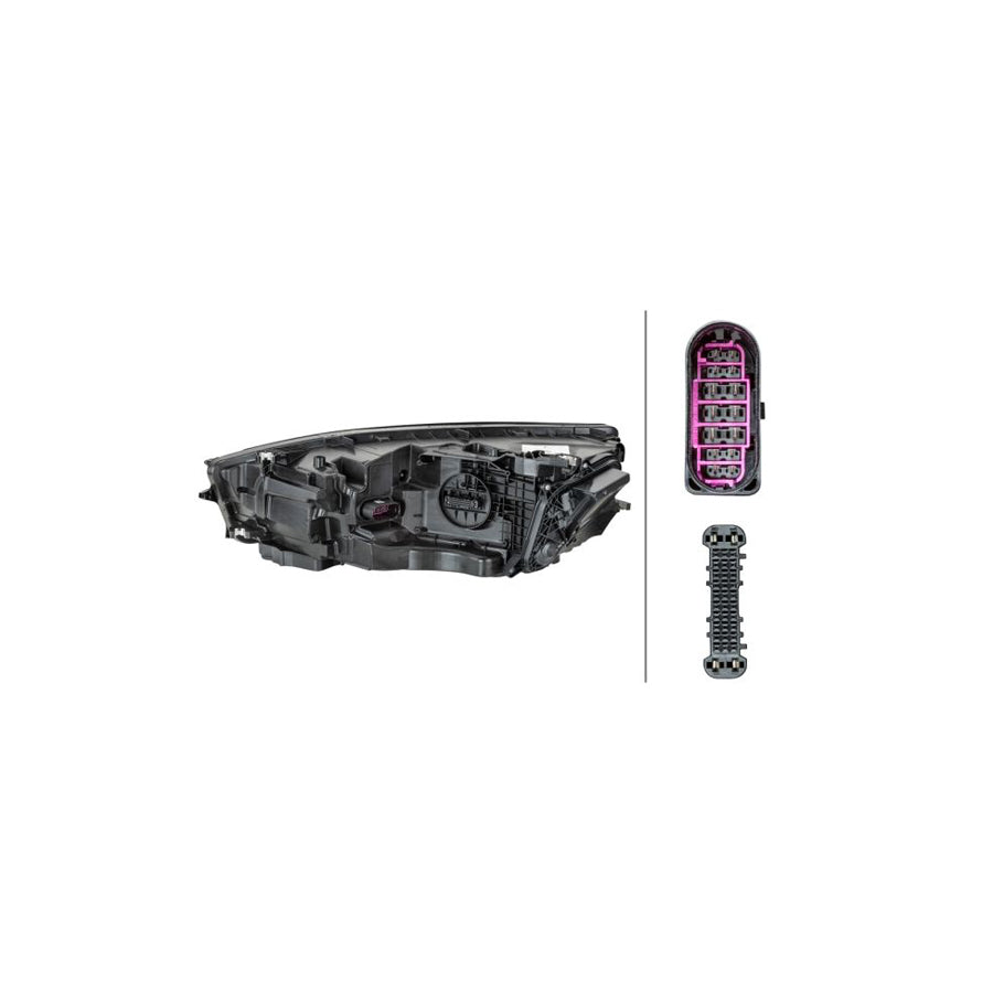 Hella 1LX 011 869-341 Headlight For Audi A7 Sportback (4GA, 4GF)