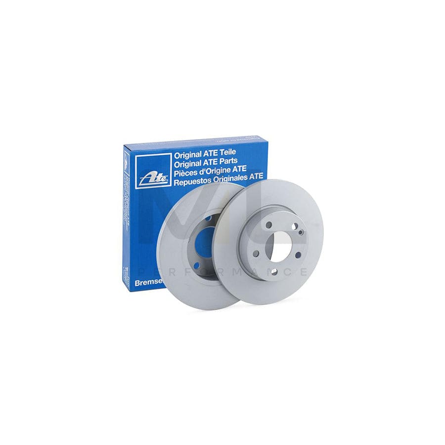 ATE 24.0112-0167.1 Brake Disc suitable for MERCEDES-BENZ A-Class (W169) Solid, Coated, Alloyed / High-carbon, with bolts/screws - 1 piece
