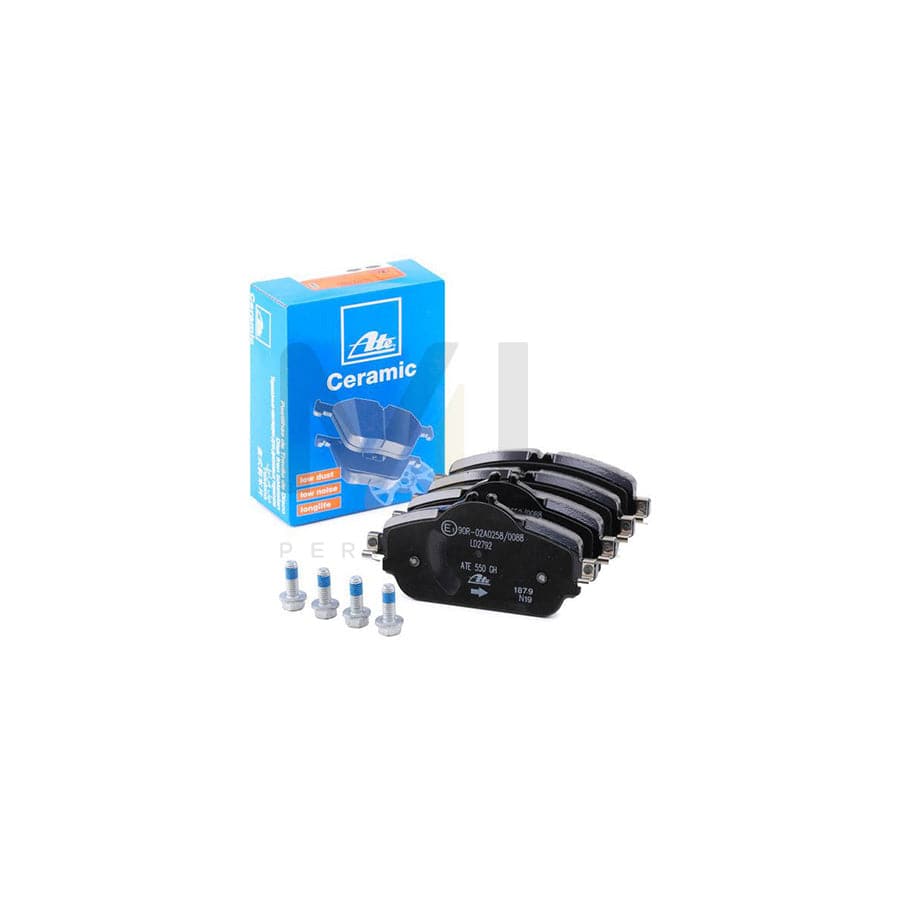 ATE Ceramic 13.0470-2792.2 Brake pad set excl. wear warning contact, prepared for wear indicator, with brake caliper screws