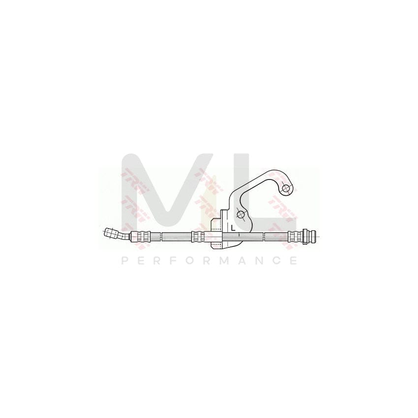 TRW PHD506 Brake Hose for HYUNDAI Terracan (HP) 435mm, M10x1