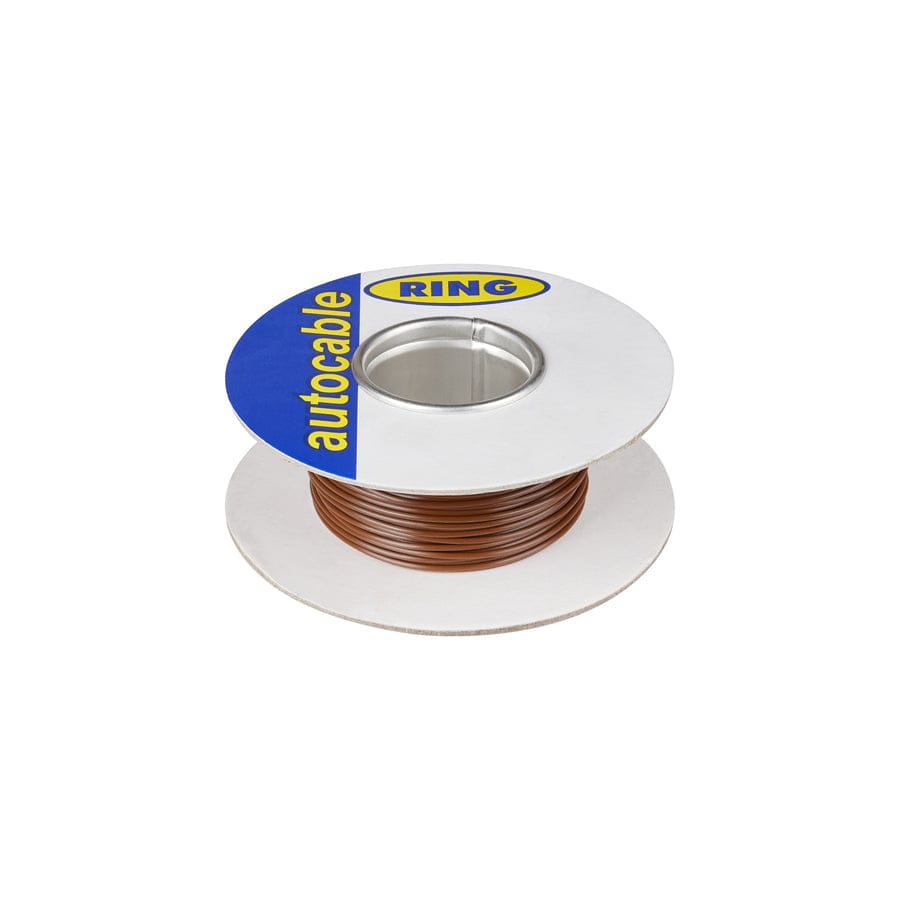 RING RC0108N 14/0.30mm Single Thin Wall Cable 50m (Brown)