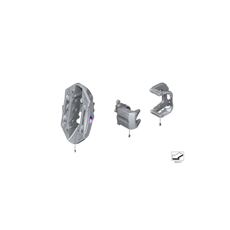 Genuine BMW 34206898596 F90 F91 G14 Bracket, Black, Right (Inc. 840i, 840dX & M850iX)
