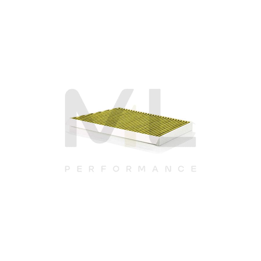 MANN-FILTER FP 3461/1 Pollen filter Activated Carbon Filter, Activated Carbon Filter with polyphenol, Particulate filter (PM 2.5), with antibacterial action, with fungicidal effect, FreciousPlus