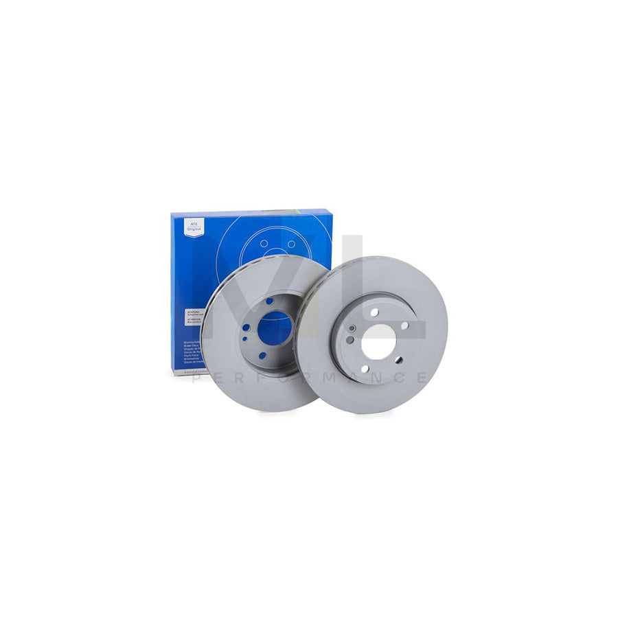ATE 24.0128-0275.1 Brake Disc Vented, Coated, Alloyed / High-carbon, with bolts/screws - 1 piece