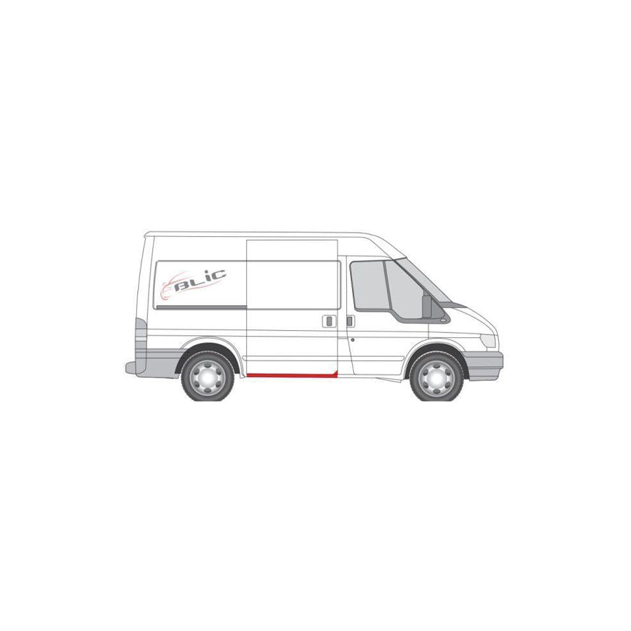 Blic 6505-06-2509002K Rocker Panel for Ford Transit