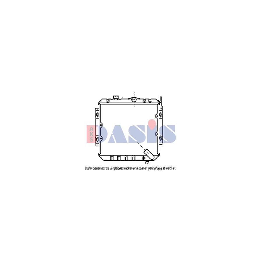 AKS Dasis 140440N Engine Radiator