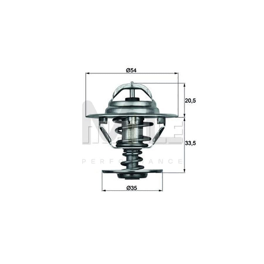 MAHLE ORIGINAL TX 22 84D Engine thermostat Opening Temperature: 84��C, with seal | ML Performance Car Parts