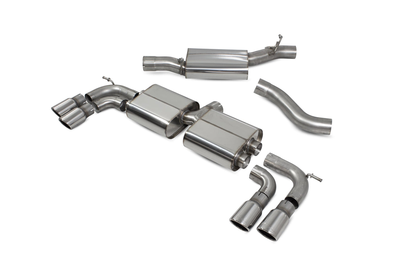 Scorpion SVW055 VW Golf R MK7.5 Resonated Cat/Gpf Back System | ML Performance UK UK
