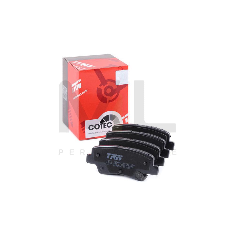 TRW Gdb3594 Brake Pad Set With Acoustic Wear Warning
