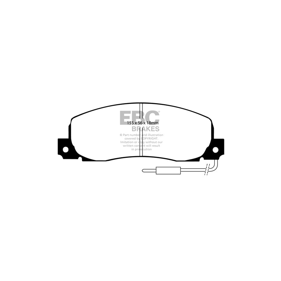 EBC DP544 Opel Renault Vauxhall Ultimax Front Brake Pads (Inc. Arena & Trafic) 2 | ML Performance UK Car Parts