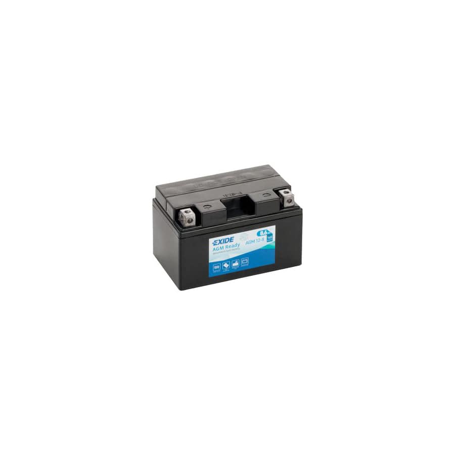 Exide AGM12-8 Motorcycle Battery 12V (4914) | ML Performance UK Car Parts