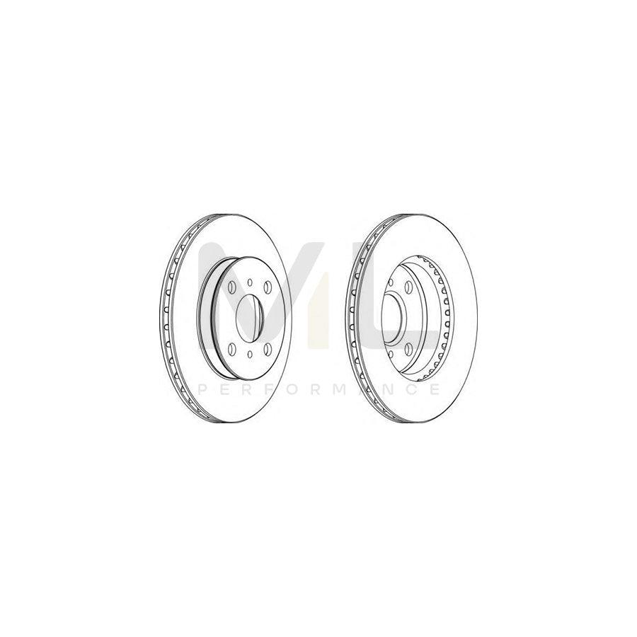 Ferodo DDF1094-1 Brake Disc Vented - Pair