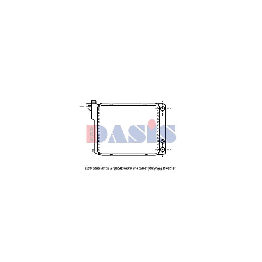 AKS Dasis 160043N Engine Radiator for Peugeot 505
