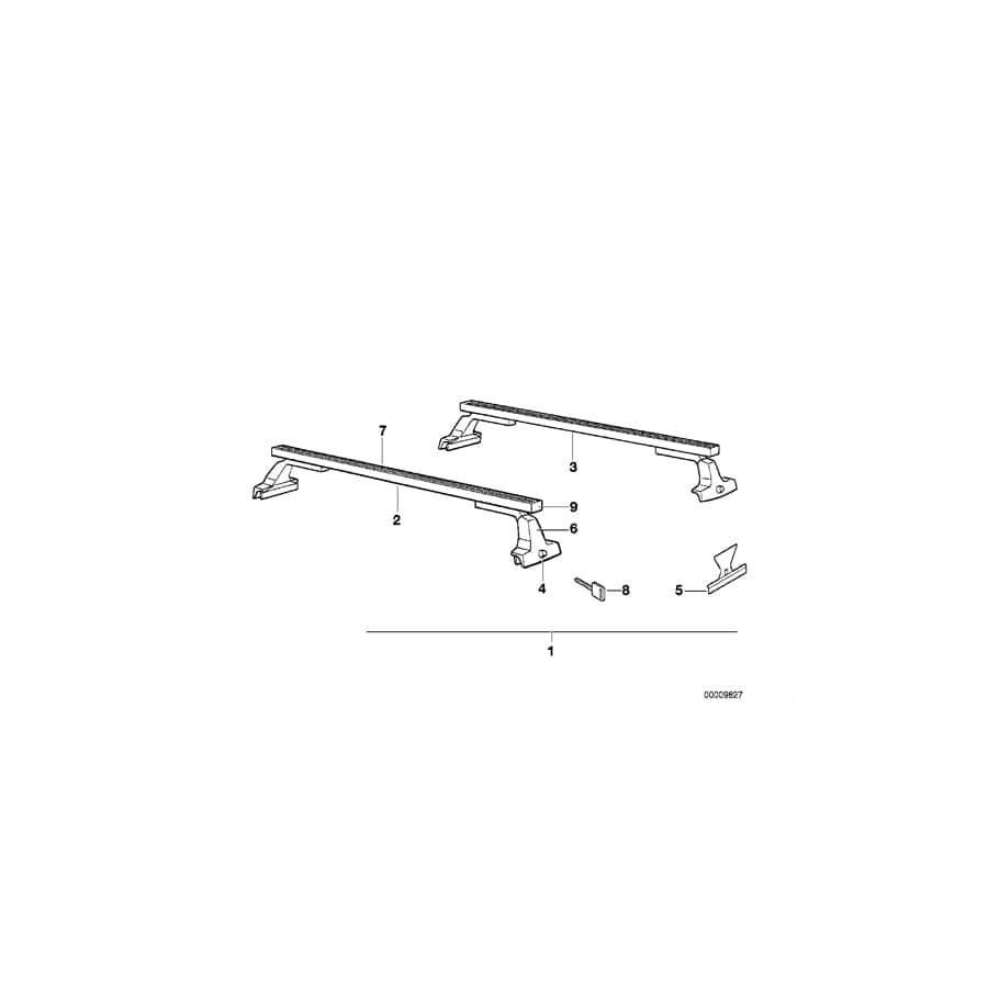 Genuine BMW 82129413115 E28 E34 E30 Roof Drainage Protector 4 STÜCK (Inc. 525td, 528i & 535i)