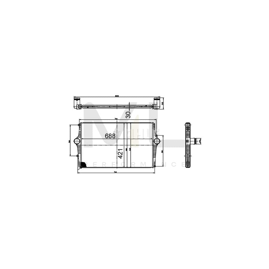 MAHLE ORIGINAL CI 518 000S Intercooler | ML Performance Car Parts