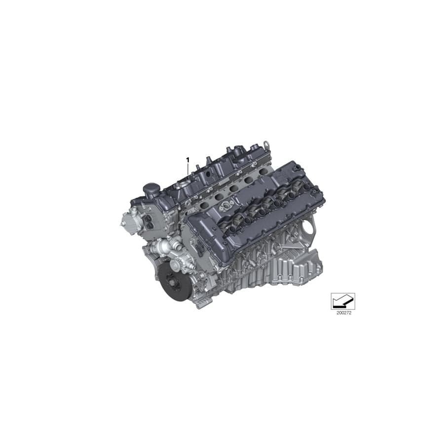 Genuine BMW 11002157877 F02 F01 F03 Exch. Short Engine N74B60A (Inc. 760i, 760LiS & 760Li)