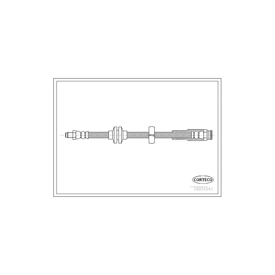 Corteco 19034341 Brake Hose