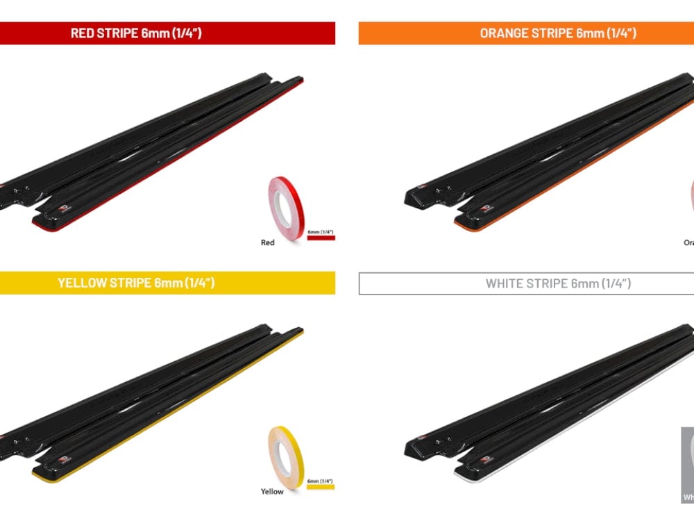 Maxton Design Mercedes E-class W211 Side Skirts Diffusers