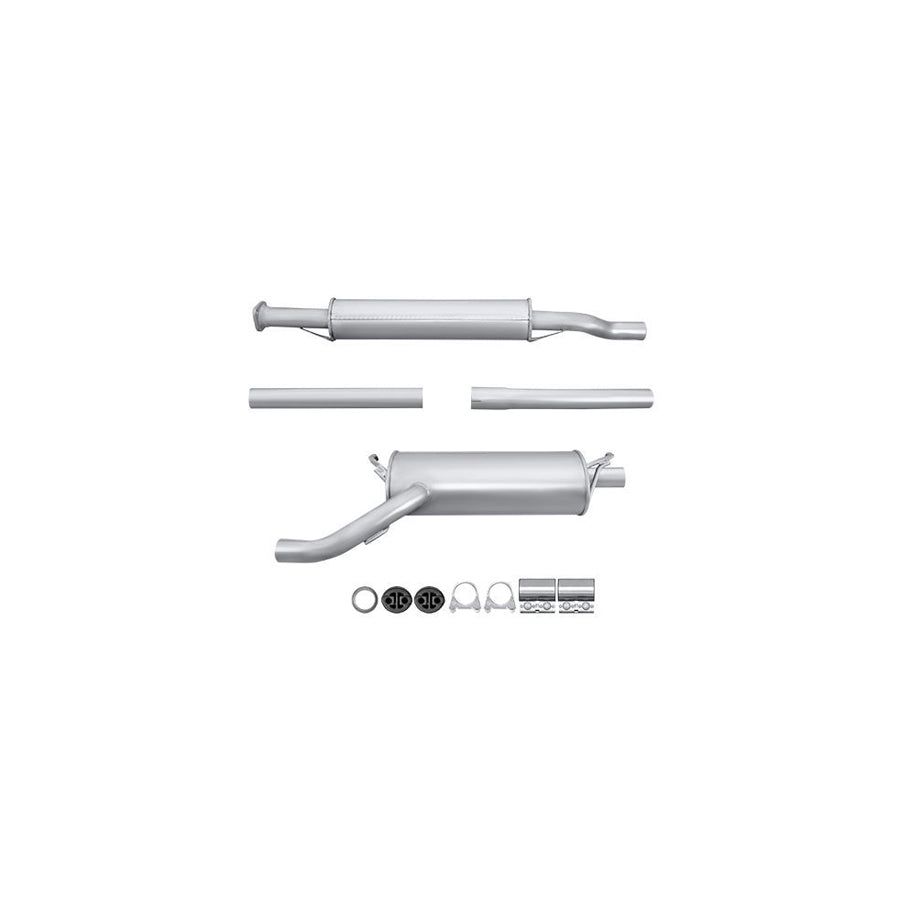 Hella 8LD 366 035-871 Rear Silencer For Toyota Avensis I Estate (T22)