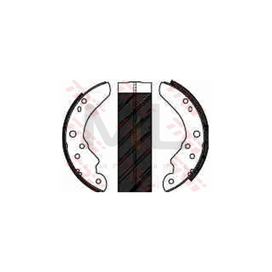 TRW GS6142 Brake Shoe Set for FORD TRANSIT