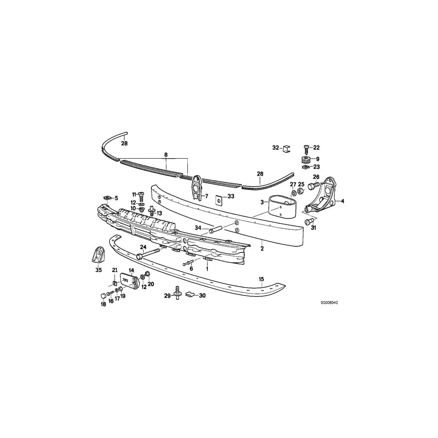 Genuine BMW 51112292010 Bow (Inc. Z1)