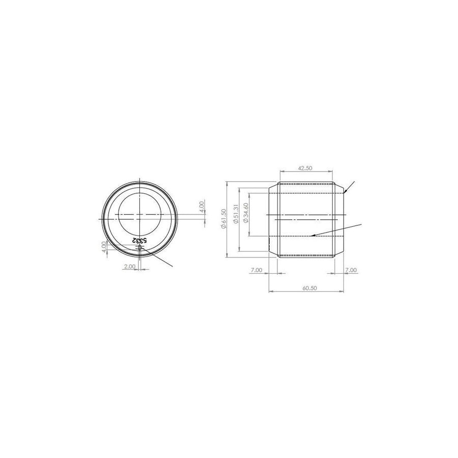 SuperPro SPF5334-28K Front Sway Bar Bush Ford TRANSIT 2020-ON