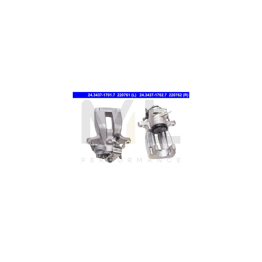 ATE 24.3437-1702.7 Brake Caliper without holder