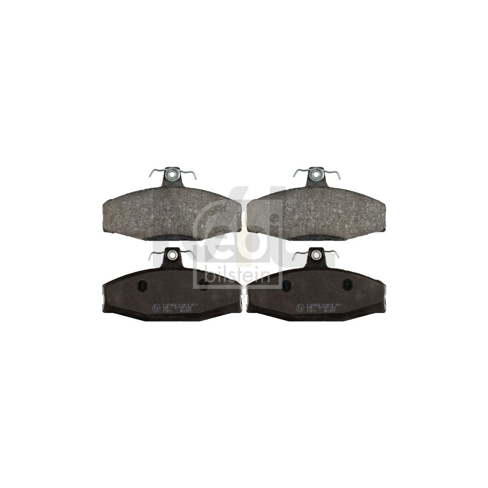 Febi Bilstein 16386 Brake Pad Set For Vw Caddy Ii Pickup (9U7) Front Axle, Excl. Wear Warning Contact | ML Performance Car Parts