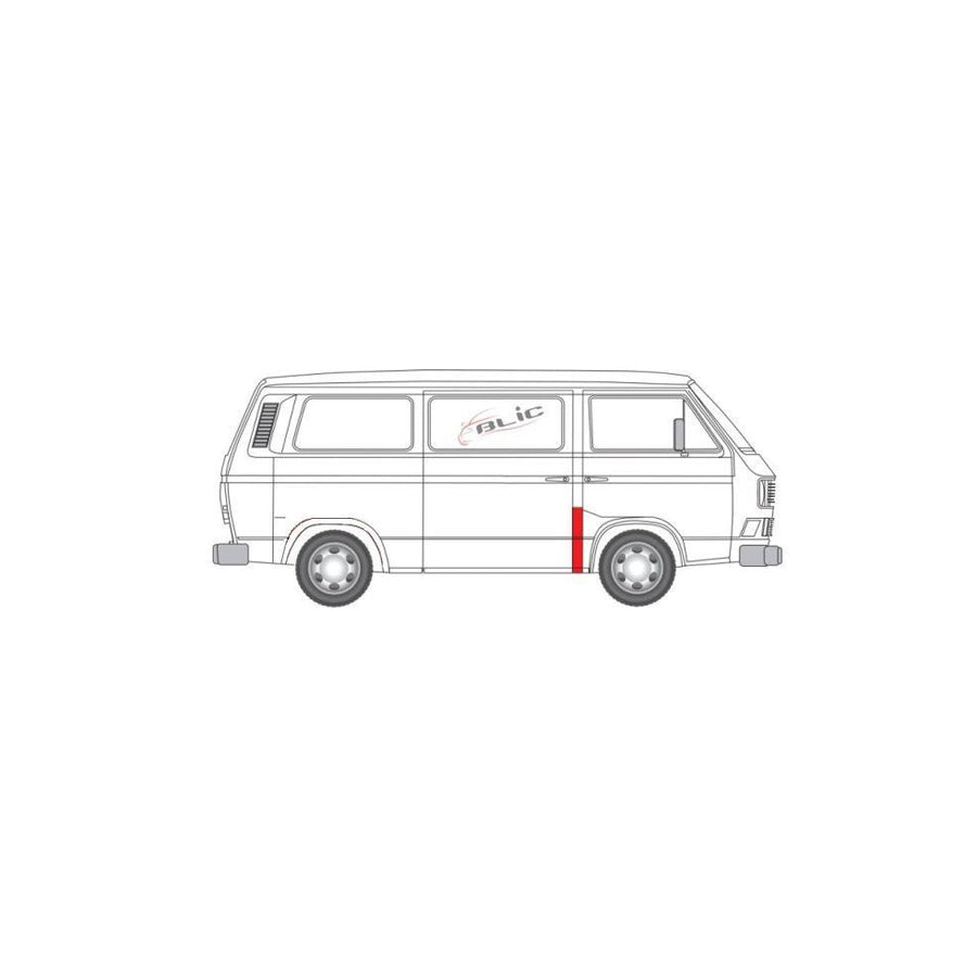 Blic 6504-03-9557022K Sidewall for VW Transporter