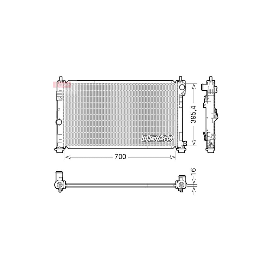 DENSO DRM06039 Engine Radiator