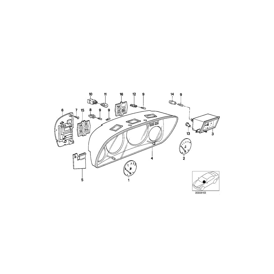 Genuine BMW 62131366784 E21 Petrol Gauge (Inc. 320, 318i & 315)