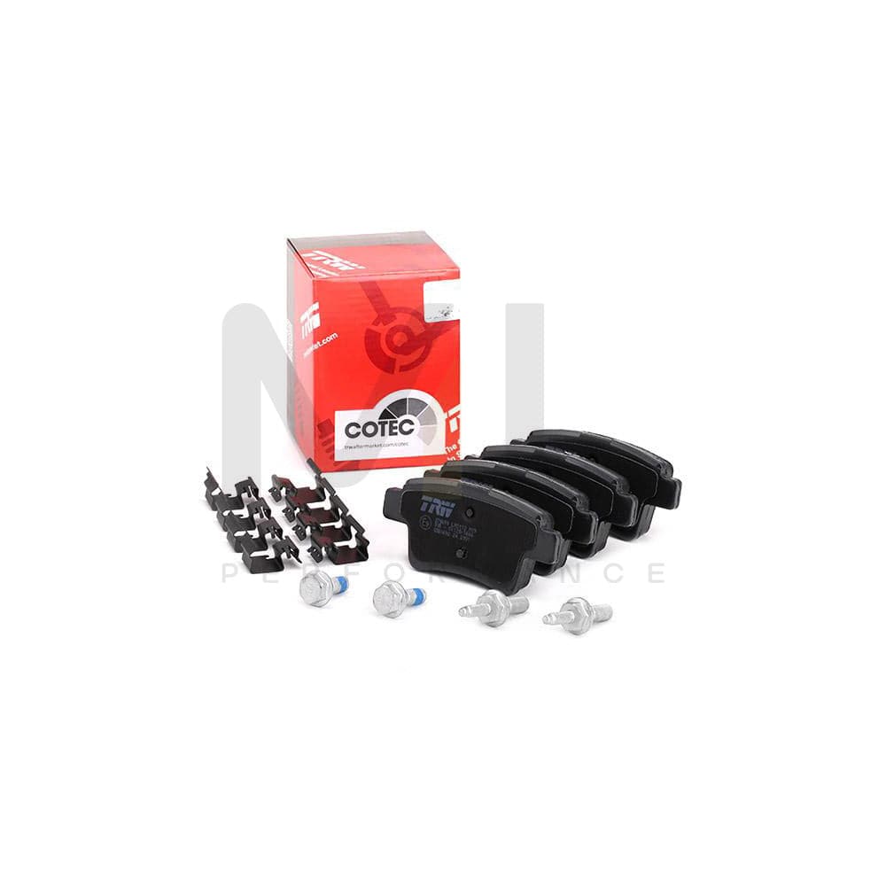 TRW Cotec Gdb1692 Brake Pad Set For Citroën C4 Not Prepared For Wear Indicator, With Brake Caliper Screws, With Accessories