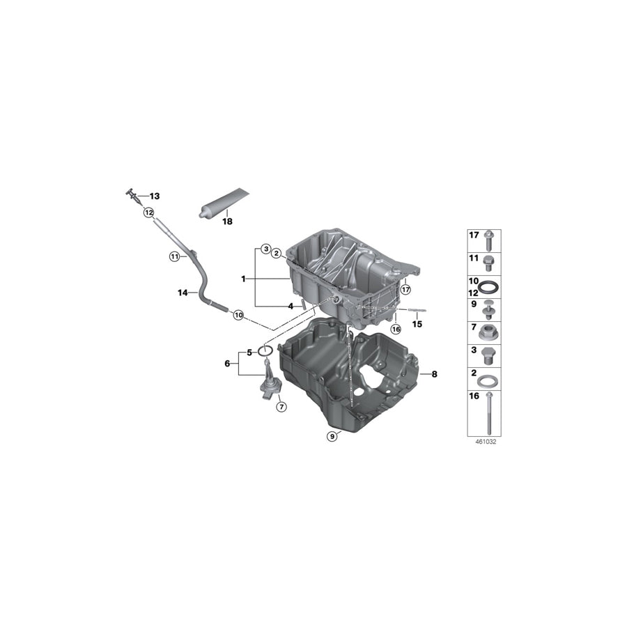 Genuine BMW 11148585006 F20 F21 Acoustic Cover For Oil Pan (Inc. 116d, 116d ed & 114d)