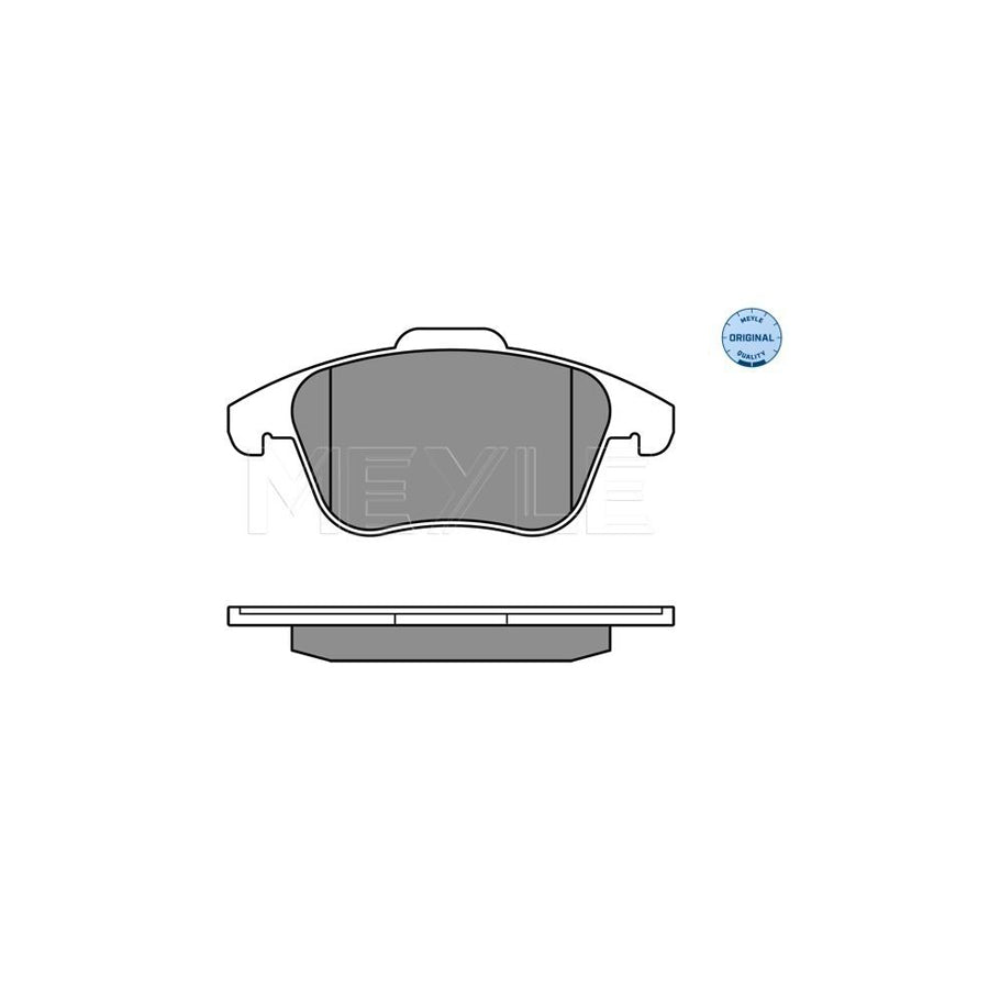Meyle 025 245 5719 Brake Pad Set