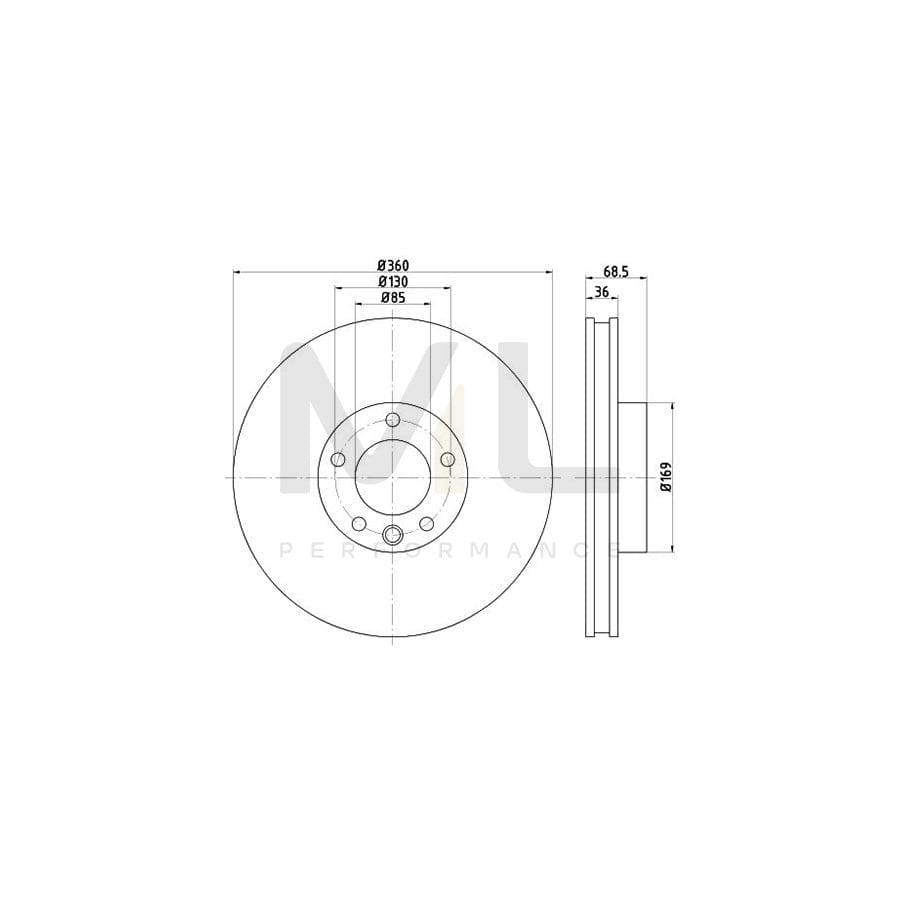 TEXTAR OE-Line 92219510 Brake Disc Internally Vented, Coated, High-carbon, without wheel hub, without wheel studs