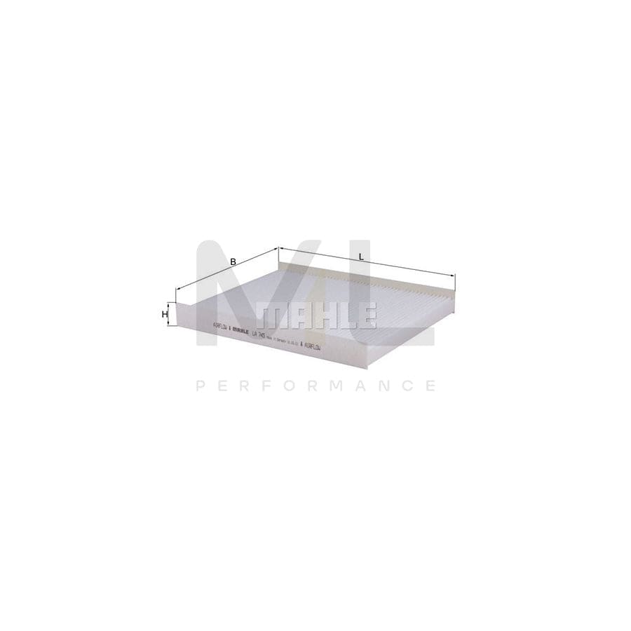 MAHLE ORIGINAL LX 1022 Air Filter for KIA CLARUS Filter Insert | ML Performance Car Parts