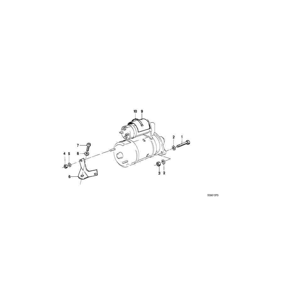 Genuine BMW 11121342244 Fillister Head With Washer M10X70 (Inc. 524td)