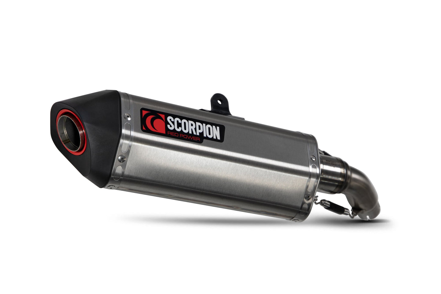 Scorpion RKA125SEO Kawasaki Z125 Serket Parallel Slip-On - Brushed Stainless Steel Sleeve | ML Performance UK UK