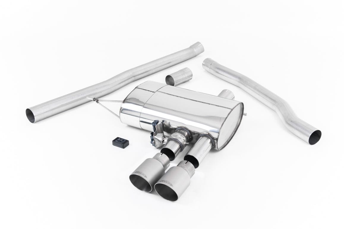 MillTek SSXM437 Mini F56 Cooper S ValveSonic Non-Resonated Cat-Back with Titanium Tips
