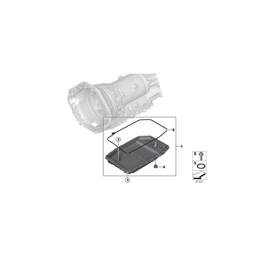 Genuine BMW 24117552108 F93 G11 F02 Torx Screw M6X28,5 (Inc. 428i, 750i & 435i)