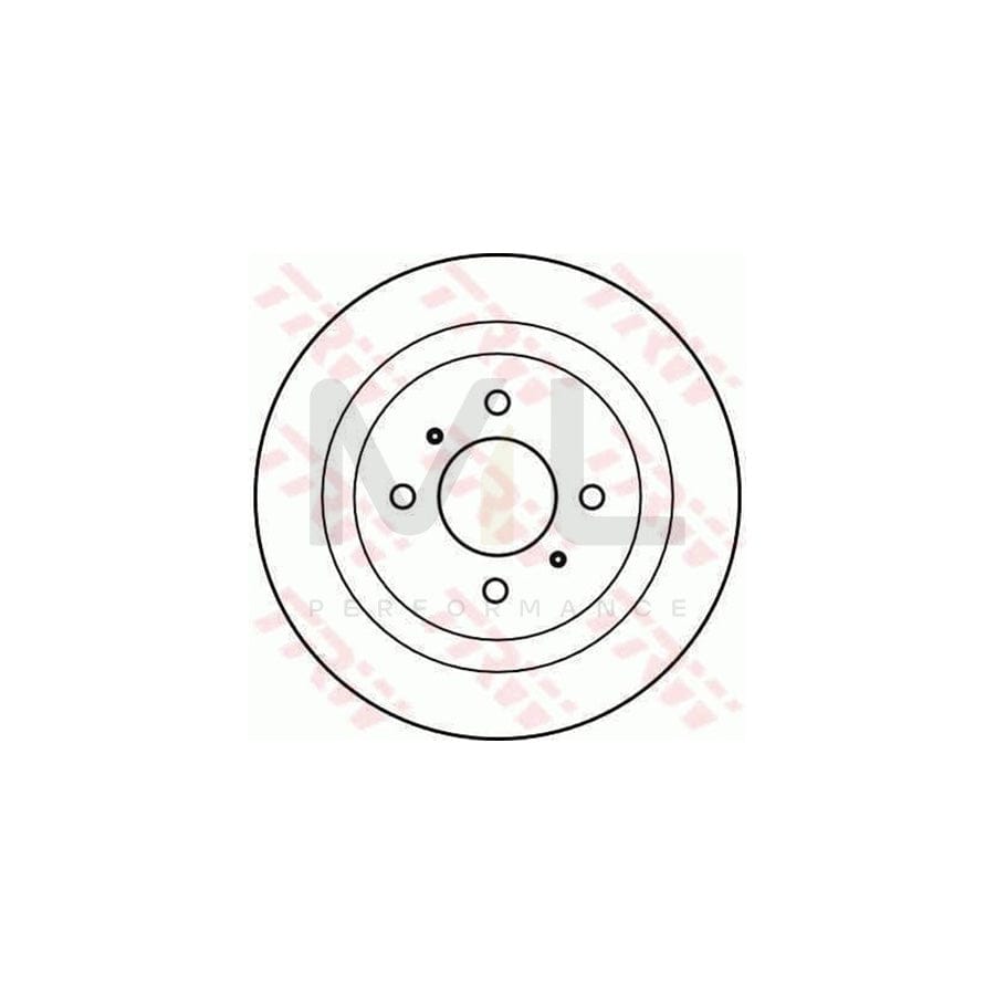 TRW DF2023 Brake Disc for NISSAN 280ZX (HGS130) Solid - 1 piece