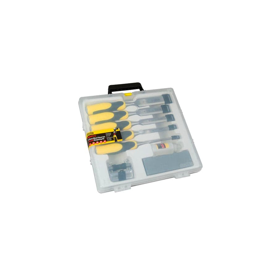 STANLEY® STA516421 DYNAGRIP Chisel with Strike Cap Set, 5 Piece + Accessories