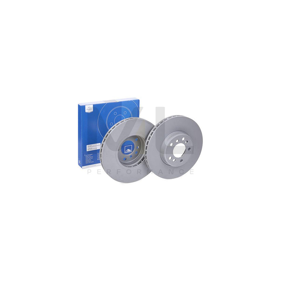 ATE 24.0130-0109.1 Brake Disc Vented, Coated, High-carbon, with bolts/screws - 1 piece