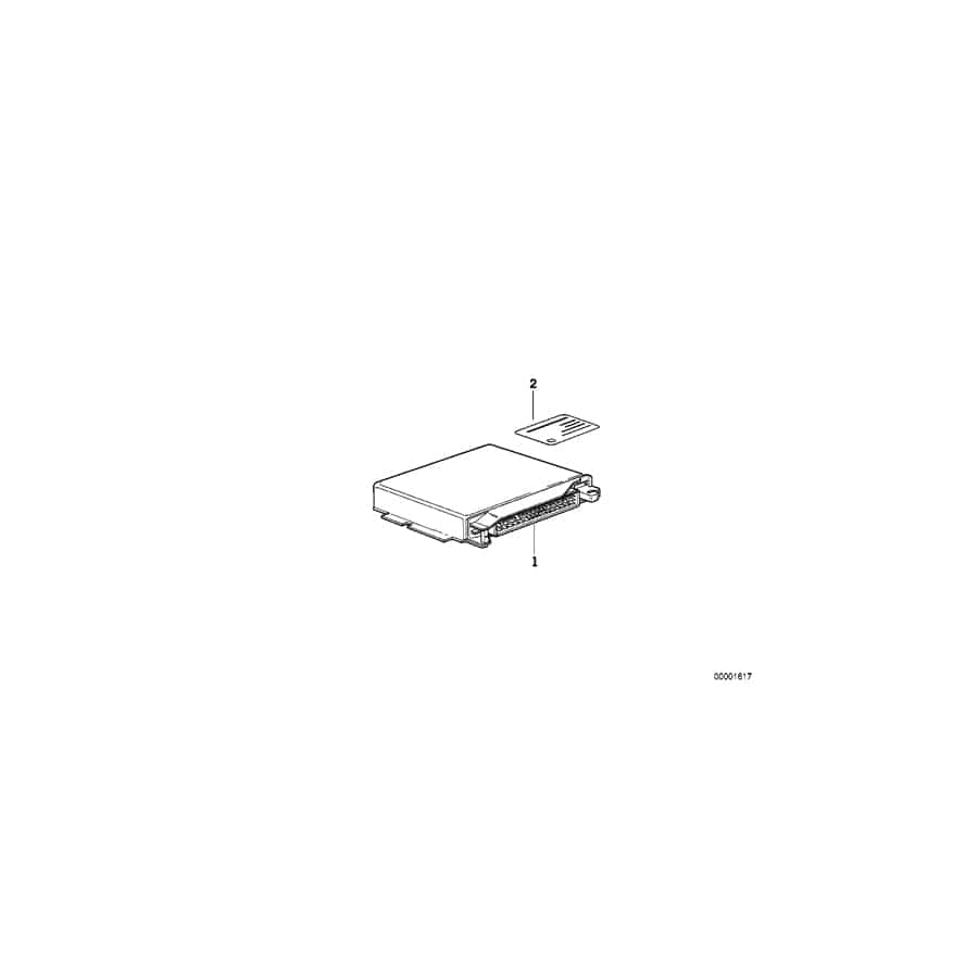 Genuine BMW 12141437805 E39 Exch. Basic Control Unit Dme MS41.1/ FLASH (Inc. 528i)