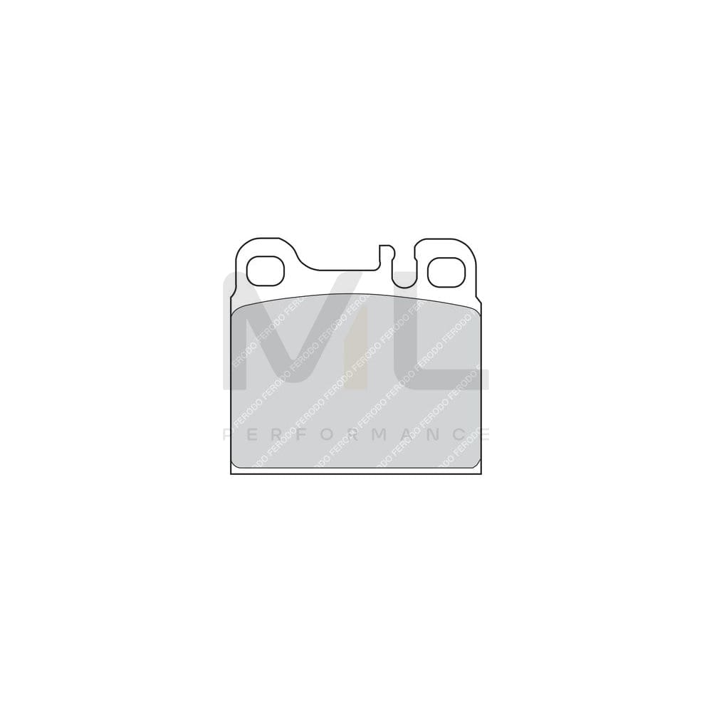 Ferodo Premier FDB645 Brake Pad Set Suitable for Mercedes-Benz S-Class Prepared for Wear Indicator