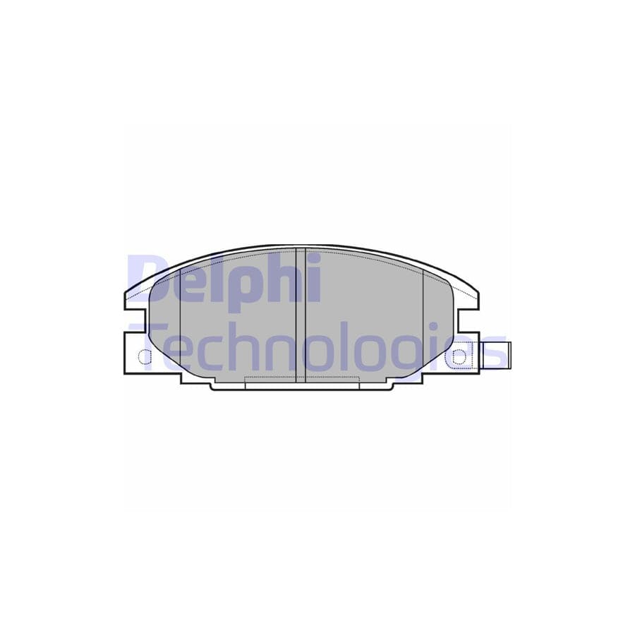 Delphi Lp629 Brake Pad Set