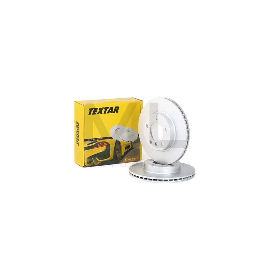 TEXTAR PRO+ 92055605 Brake Disc Internally Vented, Coated, High-carbon, without wheel hub, without wheel studs - 1 piece