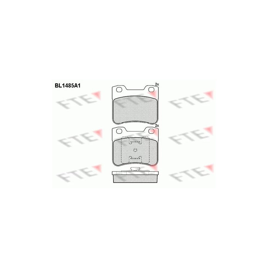 FTE Bl1485A1 Brake Pad Set