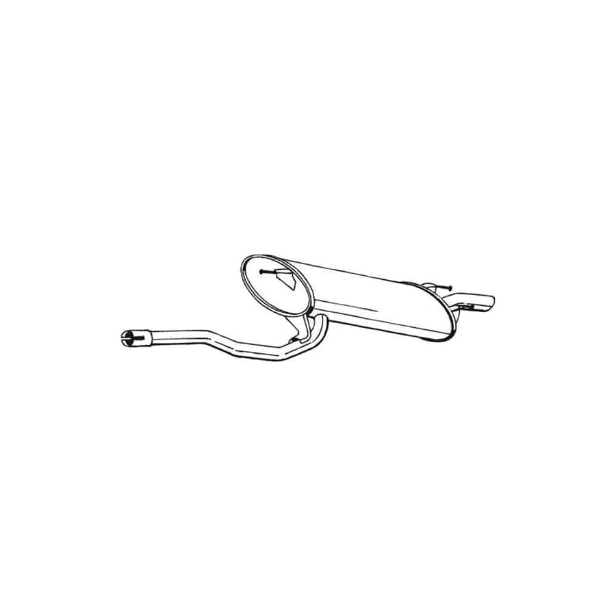 Bosal 282-083 Rear Silencer for Toyota Avensis I Estate (T22)